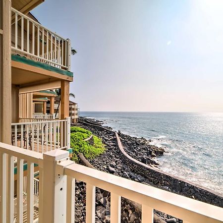 Oceanfront Kailua-Kona Townhome With Pool And Views! エクステリア 写真