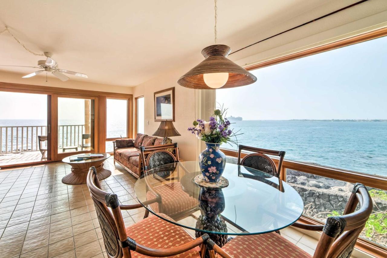Oceanfront Kailua-Kona Townhome With Pool And Views! エクステリア 写真
