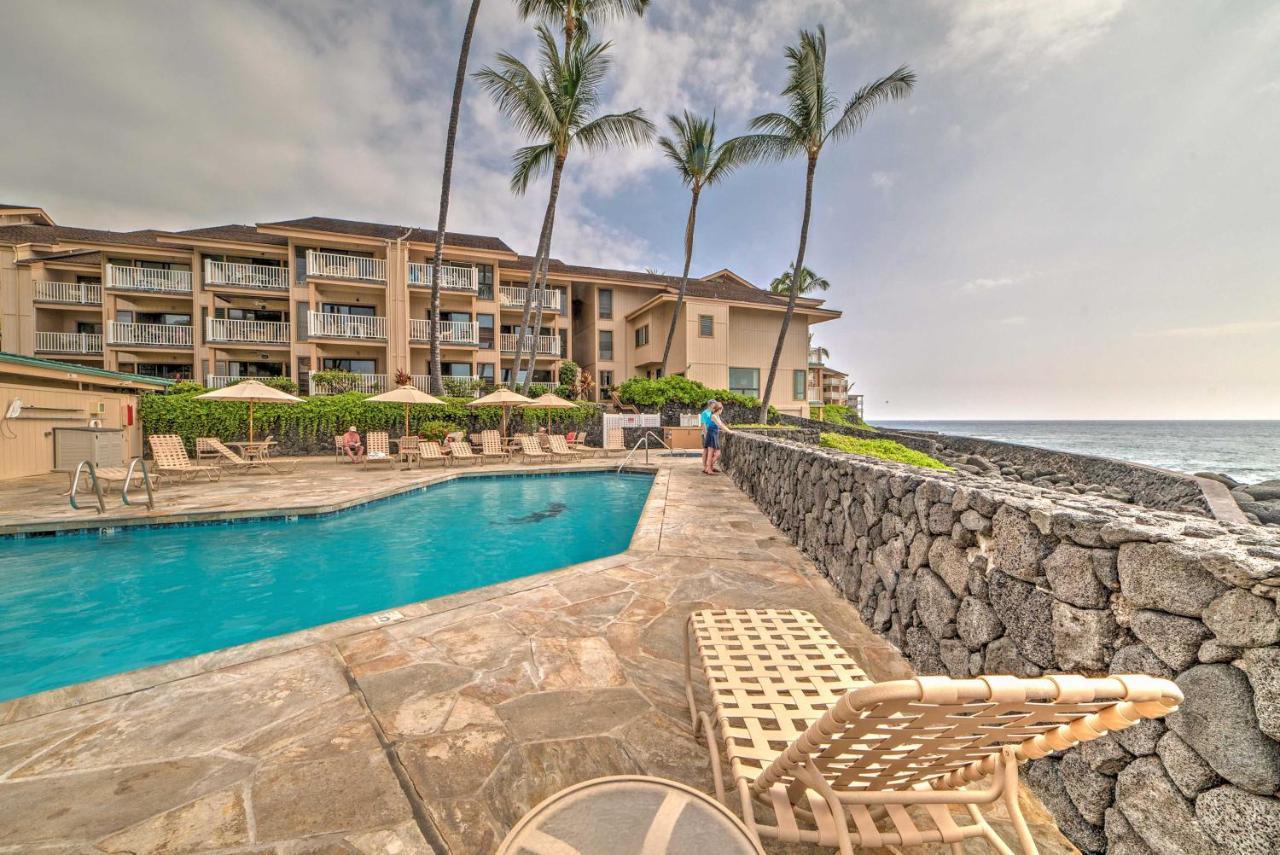 Oceanfront Kailua-Kona Townhome With Pool And Views! エクステリア 写真
